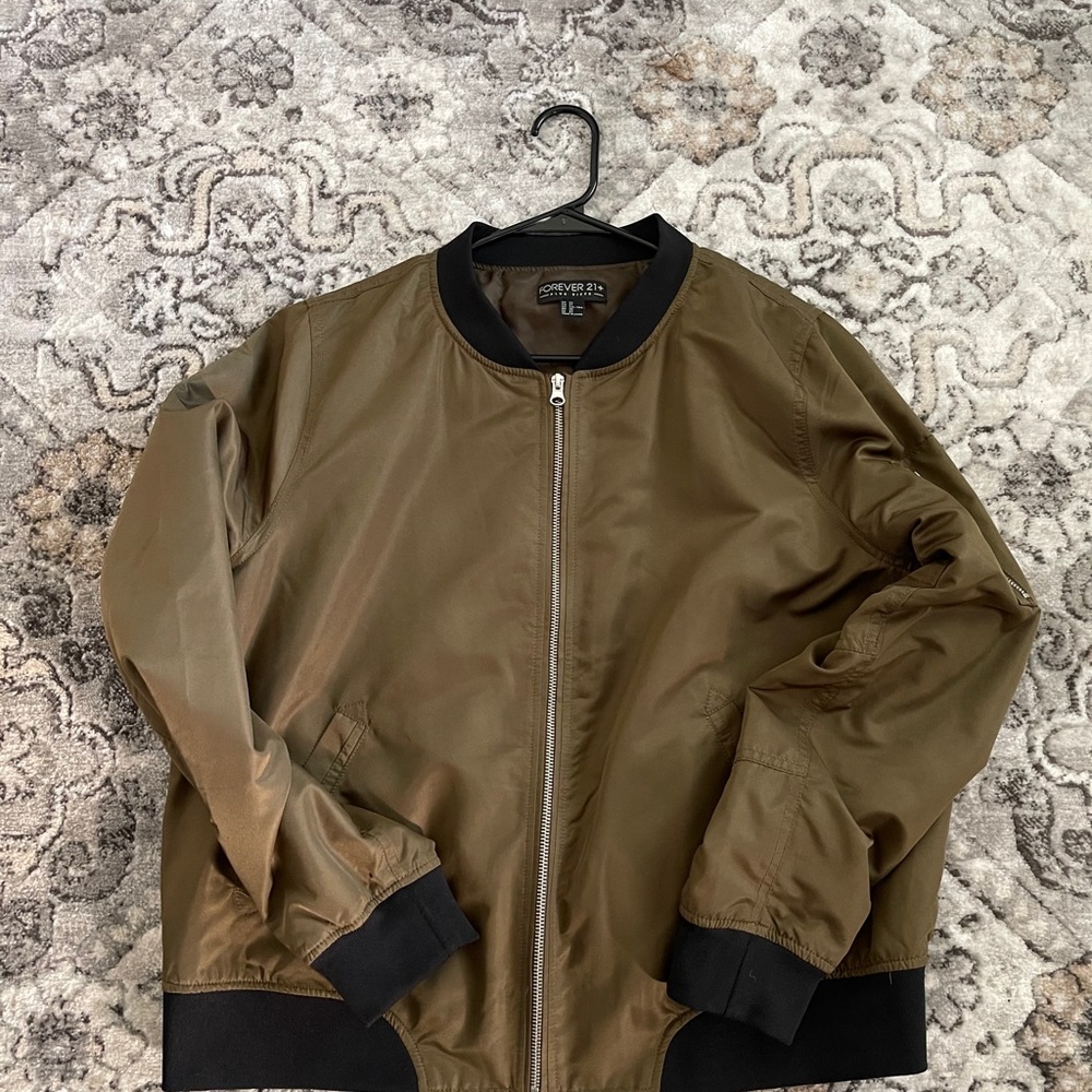 Olive Bomber Jacket